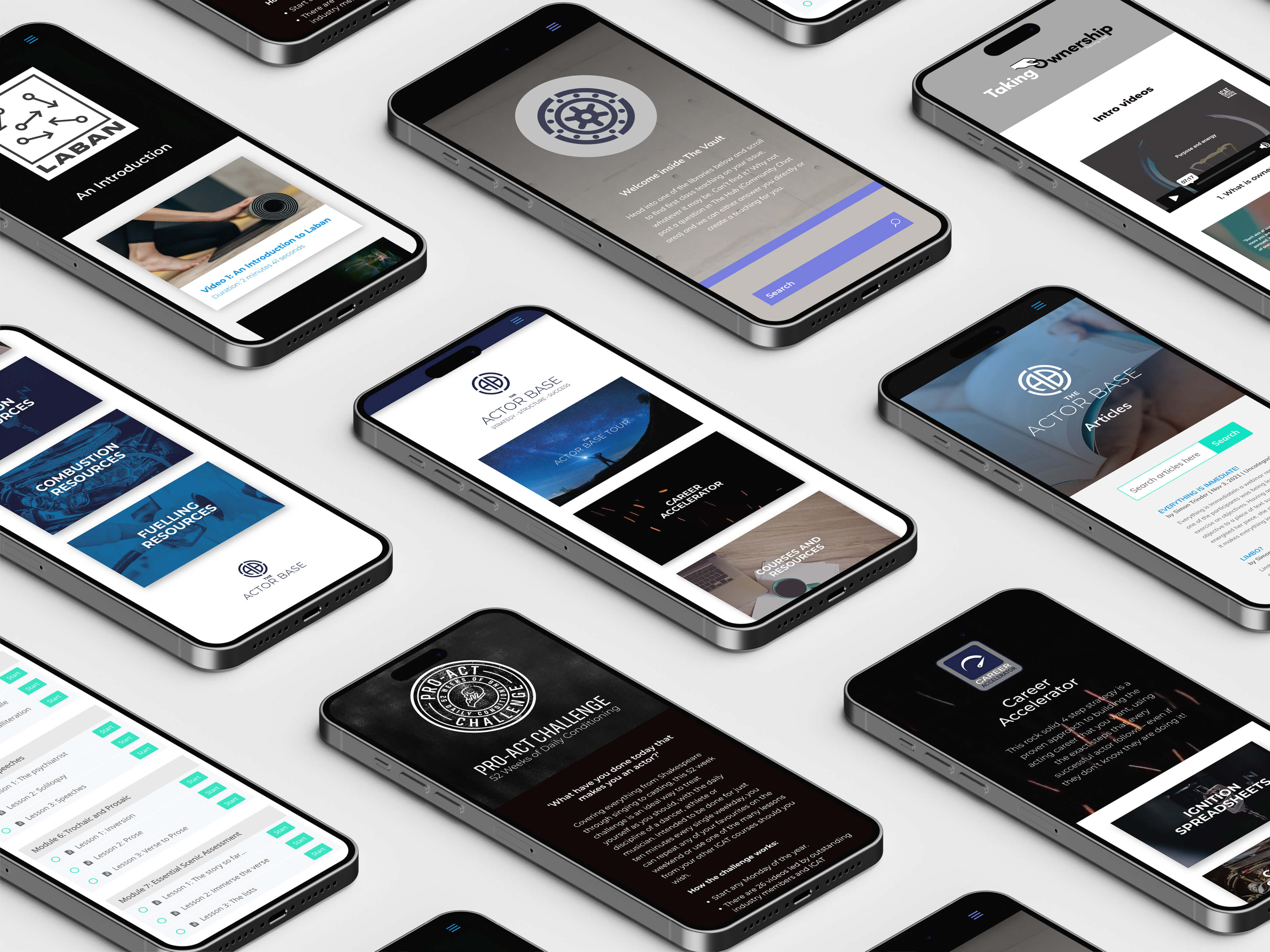 Web Design pages grid